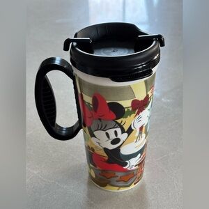 Disney Parks Minnie Mickey Mouse Travel Mug Whirly Works Drink Cup Vintage Retro
